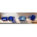 FOUR SUNROOM DECORATOR BOTTLES-Cobalt Blue-Bromo Seltzer-Poison-1890s-1915   253811527881